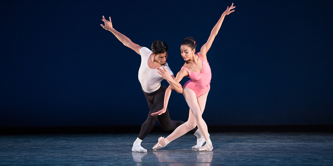 Helio Lima and Arianni Martin in Balanchine's Symphony in Three Movements