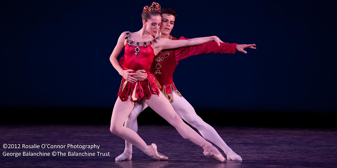 Jillian Barrell and Nayon Iovino in Balanchine's Rubies