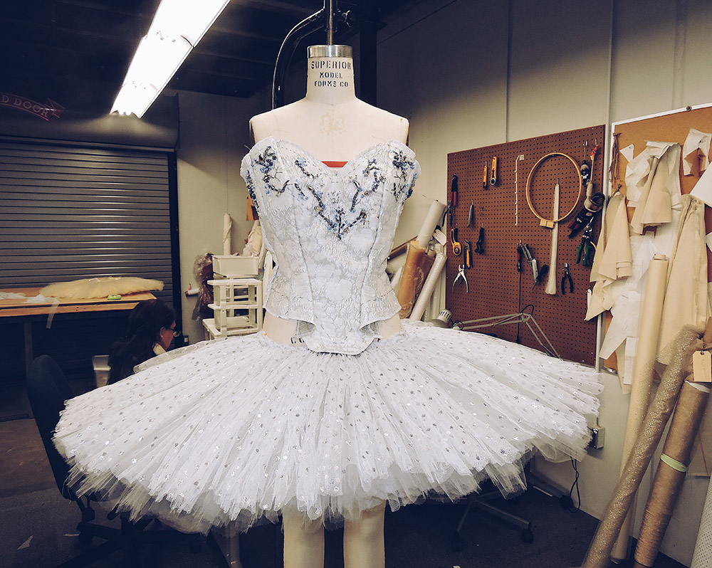 Star Fairy Tutu being constructed.