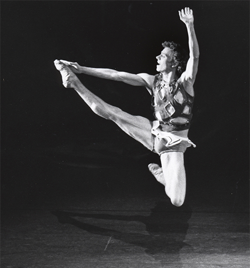 Ib Andersen as the title role of George Balanchine's "Prodigal Son." Choreography by George Balanchine. Photo by ?