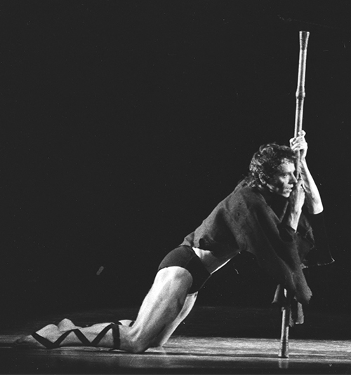 Ib Andersen as the title role of George Balanchine's "Prodigal Son." Choreography by George Balanchine. Photo by ?